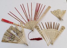 Lot Éventails Anciens Pièces