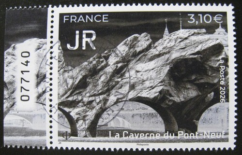 Timbre france 2026 caverne - timbre, de