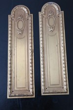 ancienne paire de plaque de