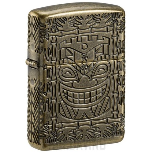 Zippo briquet tiki design - briquet,