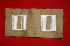 CLOTH RANK INSIGNIA M42 JACKET PARA SMOCK CAPT CAPTAIN WWII WW2