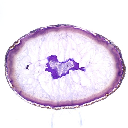 Tranche minéral agate - tranche, de