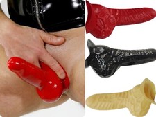 Mens Latex Rubber Big Penis Sheath Condom BDSM 0.4mm Latex UK