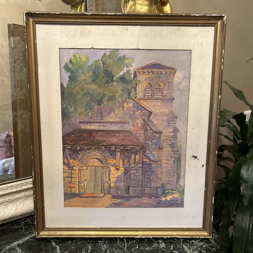 Aquarelle ancienne signée - aquarelle, ancienne,
