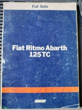 Manuale Fiat Ritmo 125 Abarth