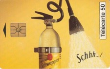 F668 - SCHWEPPES - THE FIRE EXTINGUISHER in 50U - GEM1 - print 925 000 ex - 7/96 - VF