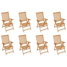 Lot de 4 Chaises Inclinables