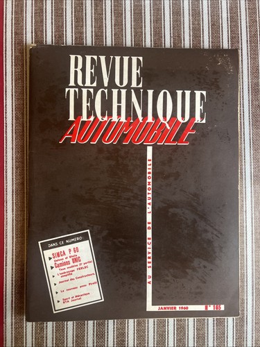 Revue technique simca p60 - revue,