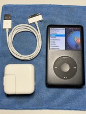 Apple iPod classic 6th Generation Black (160 GB) - Tested, Near Mint w/ cords