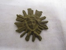 bronze sun for clock balance pendulum remanufacture