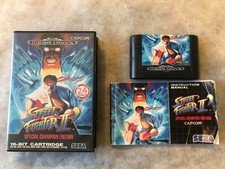 JEU SEGA MEGADRIVE STREET FIGHTER II EN BOITE NOTICE TESTE