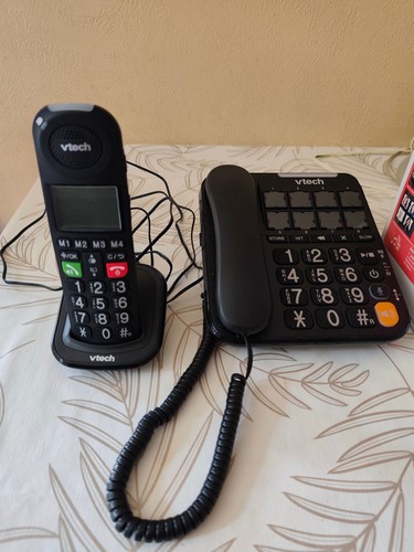 Téléphone fixe sans fil - fixe, et