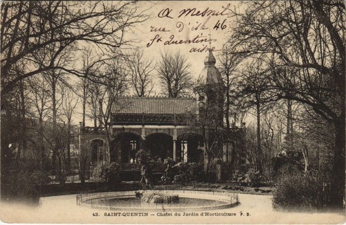 Cpa saint quentin chalet du - cpa, quentin-