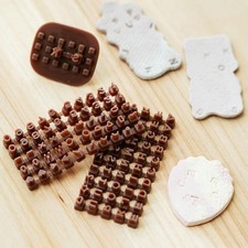 Tampons lettres en argile