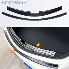 Black For 2024 Mercedes-Benz CLE Rear Bumper Protector Cover Sill Plate Panel