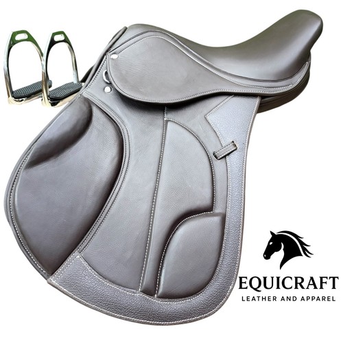Selle cheval cuir - en, à