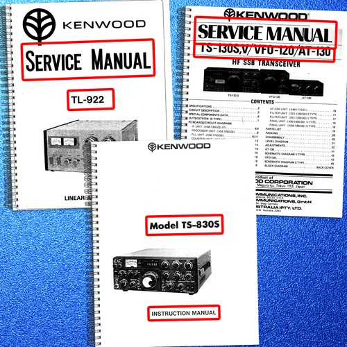 Kenwood 922 130s ts - tl-922, ts-130v