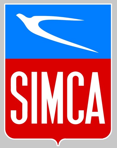 Sticker simca logo autocollant - logo,