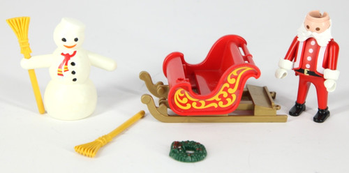 Vintage playmobil santa sleigh - santa,