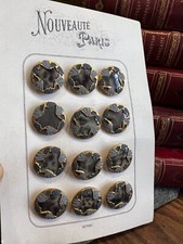 Plaquettes Boutons Mercerie & Magasin Mode Costume & Vêtement Art Nouveau N 8