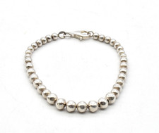 Bracelet chaîne perles argent