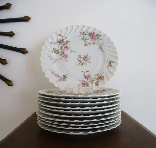 Assiettes porcelaine - 11,