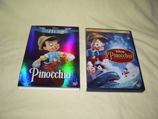 " 2 DVD PINOCCHIO DISNEY LOSANGE JAUNE NUMEROTE 2 EDITION COLLECTOR