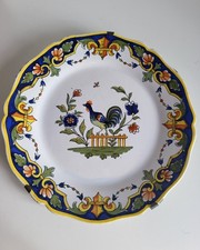 Assiette Décorative au Coq en