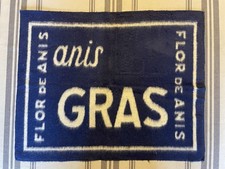 Tapis jeux de cartes ancien -
