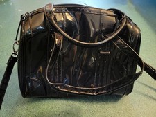 Sac Noir Brillant 30x26 cm