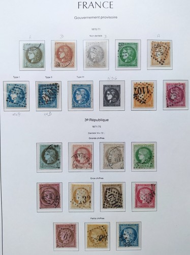 France collection timbres - collection,