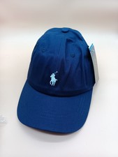 Casquette Polo Ralph Lauren Bleu Marine Logo Blanc