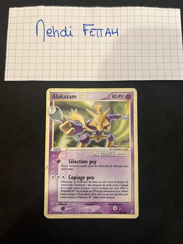 Carte pokémon alakazam gold - alakazam,