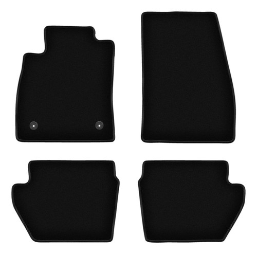 Tapis sol velours noir - tapis,