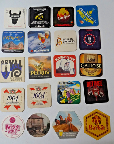 Lot sous bocks - 20, de