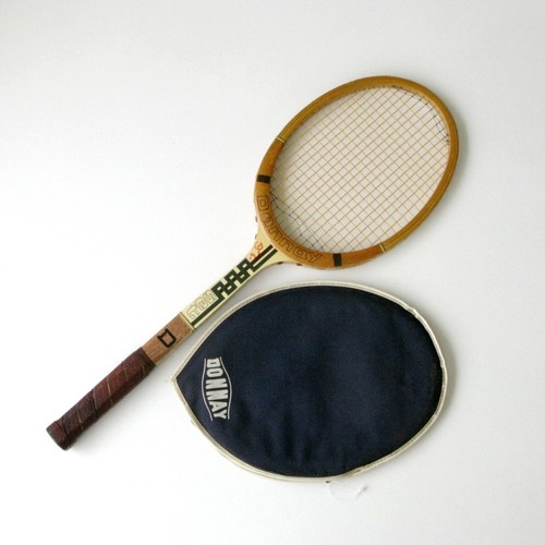 Raquette tennis bois ancienne - tennis,