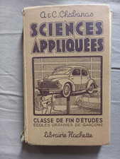 LIVRE  SCIENCES APPLIQUEES FIN