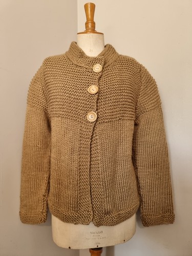 Gilet cardigan tricoté main - gilet,