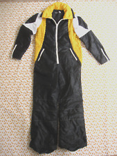 Combinaison Henry Ours Ski pantalon salopette vintage blouson neige Femme - 44
