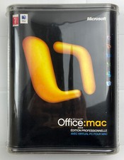 Microsoft Office Mac 2004 Edition professionnelle avec Virtual PC - Mac OS
