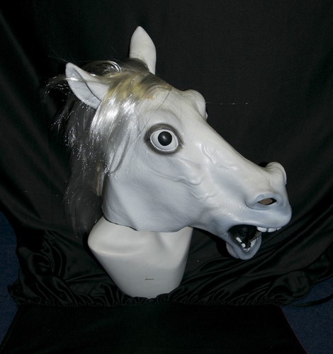 Cheval masque latex halloween - cheval,
