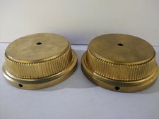 Vintage lamp bases in white