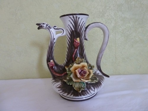 Pichet carafe bassano fleurs - carafe,