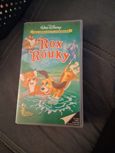 Vhs walt disney rox rouky - walt,