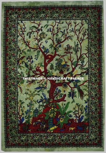 Arbre vie coton indien - vie, en