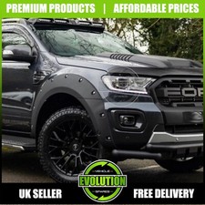 Wheel Arches Bolt Look Wide Matte Black Fits Ford Ranger 2016-2018 T7 Fenders