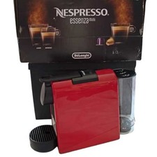 Nespresso Essenza Mini Red EN85R Espresso Machine DeLonghi Tested/Works + Box