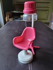 Jouet ancien casque Sèche cheveux + siège coiffure poupée barbie 1970 MATTEL