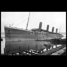 Photo B.001956 RMS TITANIC WHITE STAR LINE BELFAST 1911 PAQUEBOT OCEAN LINER