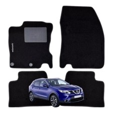 Set Tapis Moquette Appropriés pour Nissan Qashqai II (2014-2021) - Avec 2